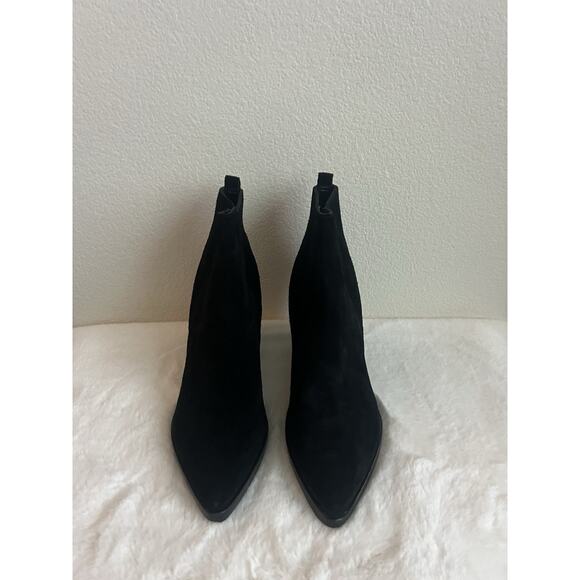 Marc Fisher Mlalva bootie suede black 8.5 - Picture 3 of 12